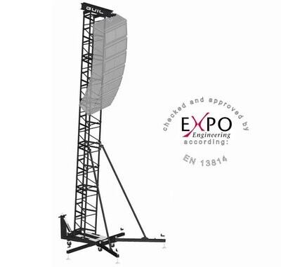 Torre para la elevación de equipos Line Array. Diseño Compacto Ref. TMD-570 Torre para la elevación de equipos Line Array. Diseño Compacto Ref. TMD-570