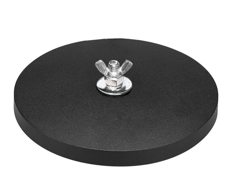 Soporte de suelo para focos Base redonda metálica (Ø 13 cm) Ref. FC-05 Soporte de suelo para focos Base redonda metálica (Ø 13 cm) Ref. FC-05