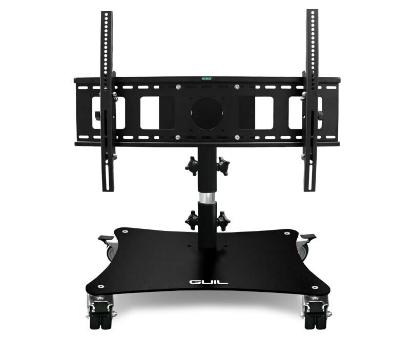Soporte móvil de altura reducida para pantallas de hasta 65″
Ref. PTR-25 Soporte móvil de altura reducida para pantallas de hasta 65″
Ref. PTR-25