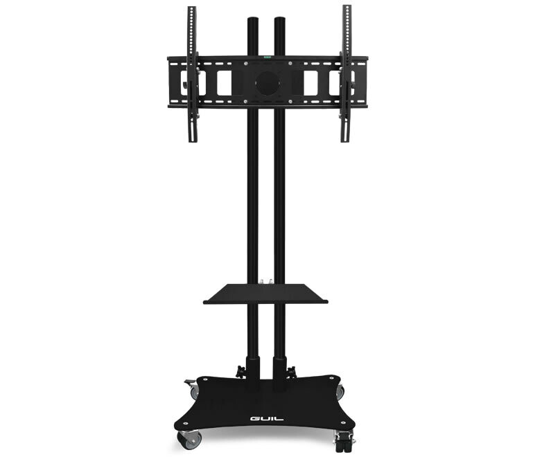 Soporte móvil para pantallas de hasta 65″. Bandeja incluida Ref. PTR-08/N