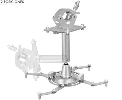 Soporte de video proyector para truss con abrazadera
Kit de montaje incluido Ref. PTR-14/G