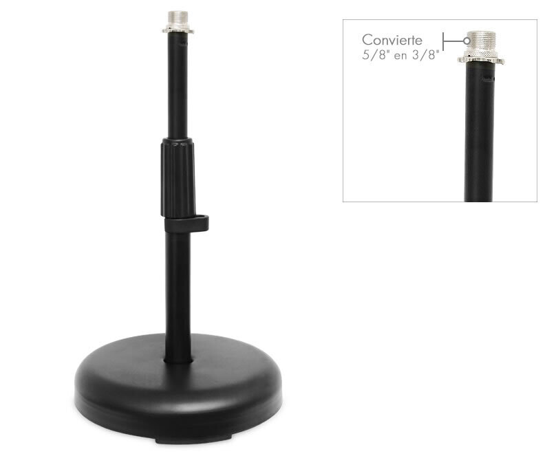 Pie de micro telescópico de sobremesa
Base redonda y sistemas de bloqueo metálicos Ref. PM-28 Pie de micro telescópico de sobremesa
Base redonda y sistemas de bloqueo metálicos Ref. PM-28