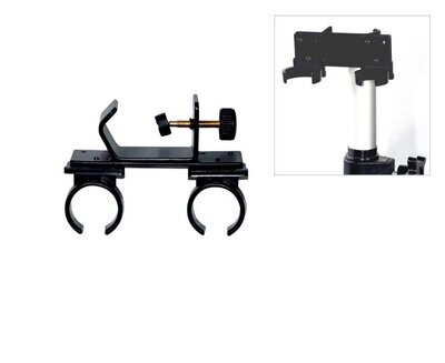 Adaptador para 2 micrófonos
Sujeción a cualquier tubo de Ø 22 mm hasta Ø 40 mm
Ref. PMA-01 Adaptador para 2 micrófonos
Sujeción a cualquier tubo de Ø 22 mm hasta Ø 40 mm
Ref. PMA-01