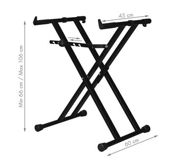 Soporte para mesa de mezclas con base tipo “doble X” Ref. MX-435
