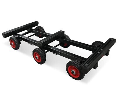 Carro de transporte de pianos. Diseño basculante con seis ruedas Ref. CP-03