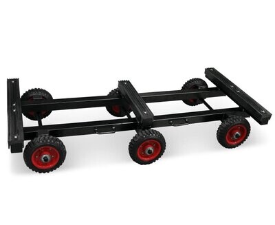 Carro de transporte de pianos. Diseño basculante con seis ruedas Ref. CP-03
