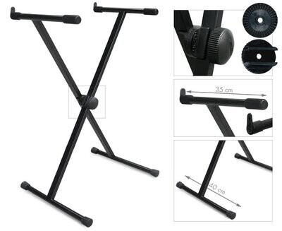 Soporte para teclado con base tipo “X” Ref. ST-101