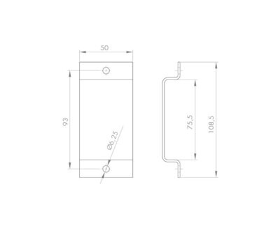 Soporte de pared para guitarra. Diseño articulado Ref. GT-10/M