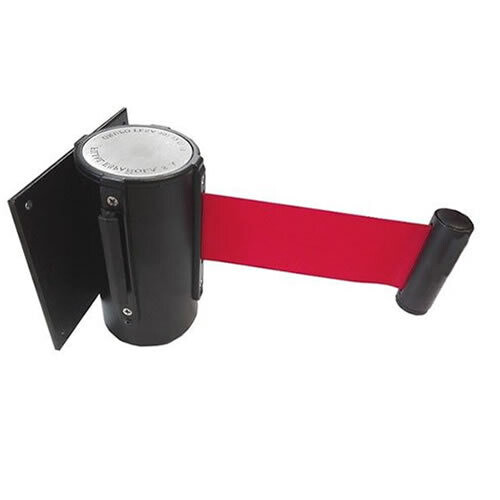 Cabezal mural en negro con cinta Roja de 5 metros 007312