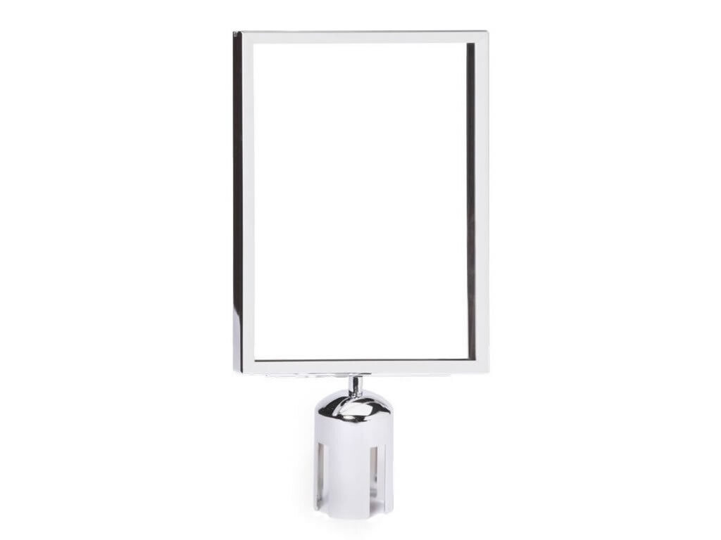 Porta carteles A4 a 2 caras inoxidable 006797 Porta carteles A4 a 2 caras inoxidable 006797