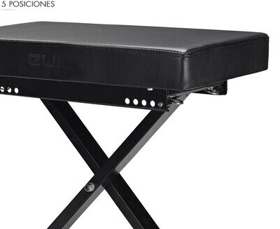 Banqueta para teclado reforzada Regulable en altura (5 posiciones) Ref. BQ-02