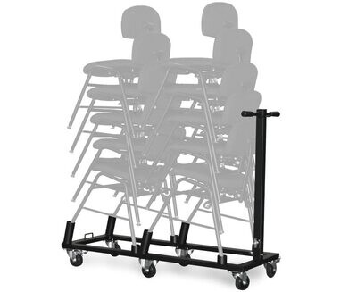 Carro para transportar hasta 10 sillas ergonómicas para orquesta Para modelos SLL-01 O SLL-02 Ref. CRO-14