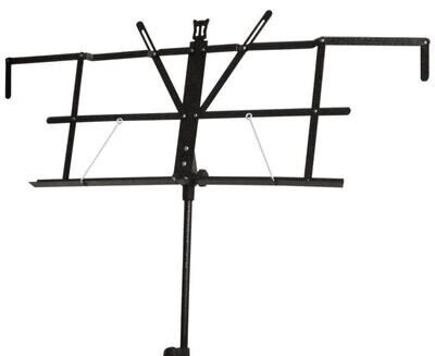 Atril plegable con bandeja con extensiones.
Gran estabilidad y Resistencia. Incluye funda de nylon. Ref. AT-02