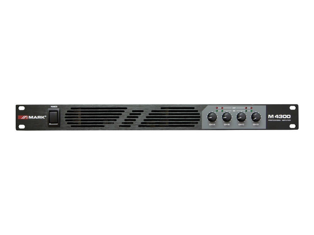 Amplificador audio de 4 canales M 4300 Amplificador audio de 4 canales M 4300