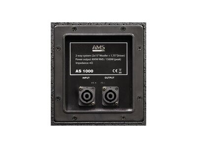 Caja acústica pasiva.450 W. Woofer 15'' AS 400 MKII