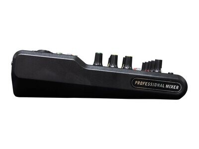 Mezclador 4+1 canales. Reproductor/grabador. MINI MAX FX USB BT