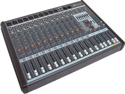 Mezclador de 8/10 canales mono + 4/2 estéreo. USB/SD. AMX 1624 USB