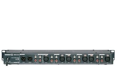 Mezclador 6 canales. 1 HU rack 19. MMX 60
