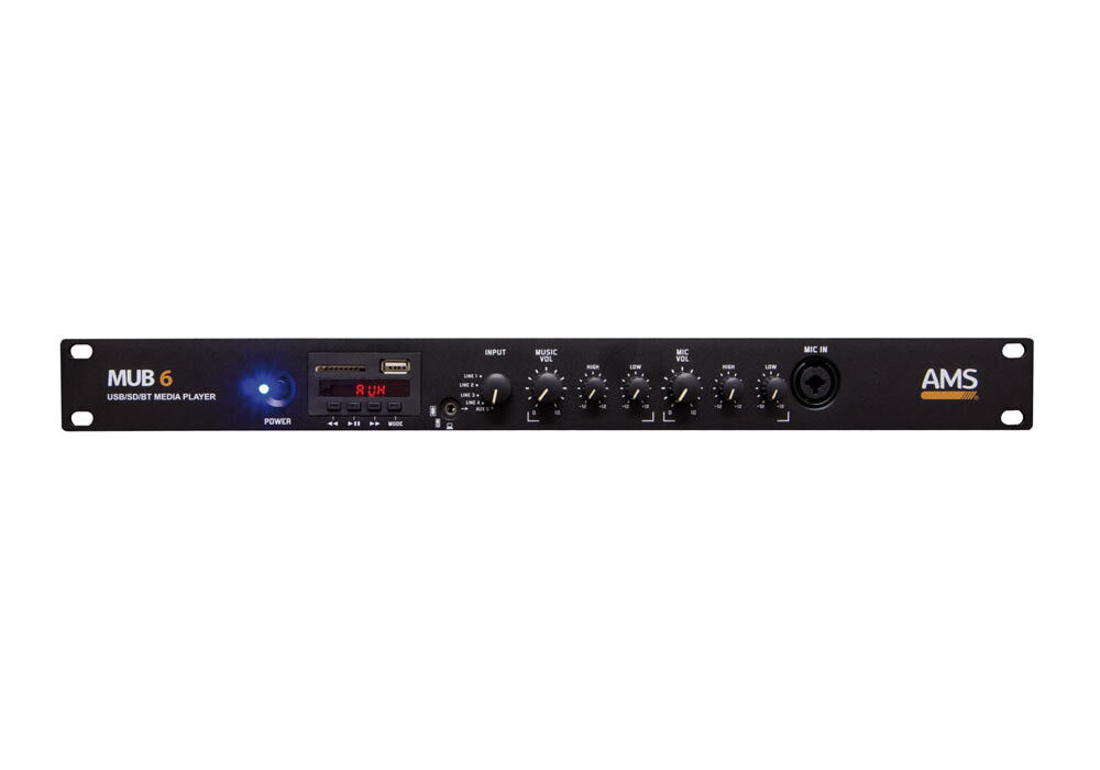 Mezclador con reproductor de audio. MUB 6