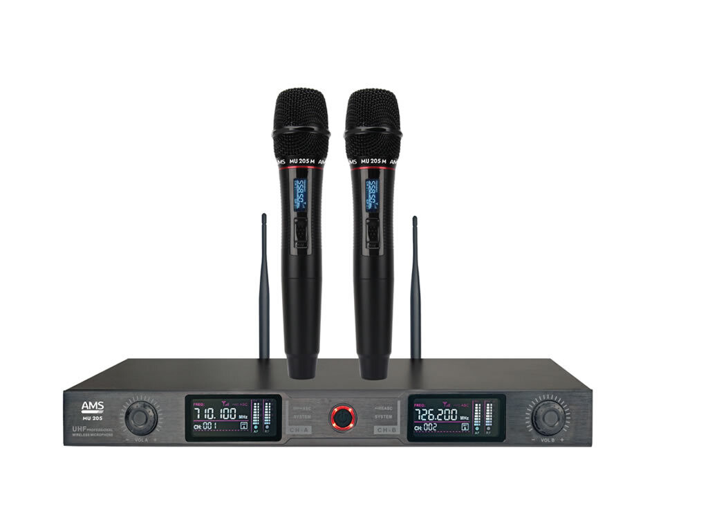 Sistema inalámbrico UHF de 2 canales. MU 205 M Sistema inalámbrico UHF de 2 canales. MU 205 M