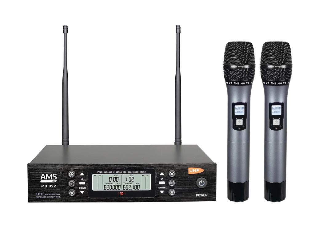 Sistema inalámbrico para UHF de 200 canales. MU 322 + MM 22 Sistema inalámbrico para UHF de 200 canales. MU 322 + MM 22