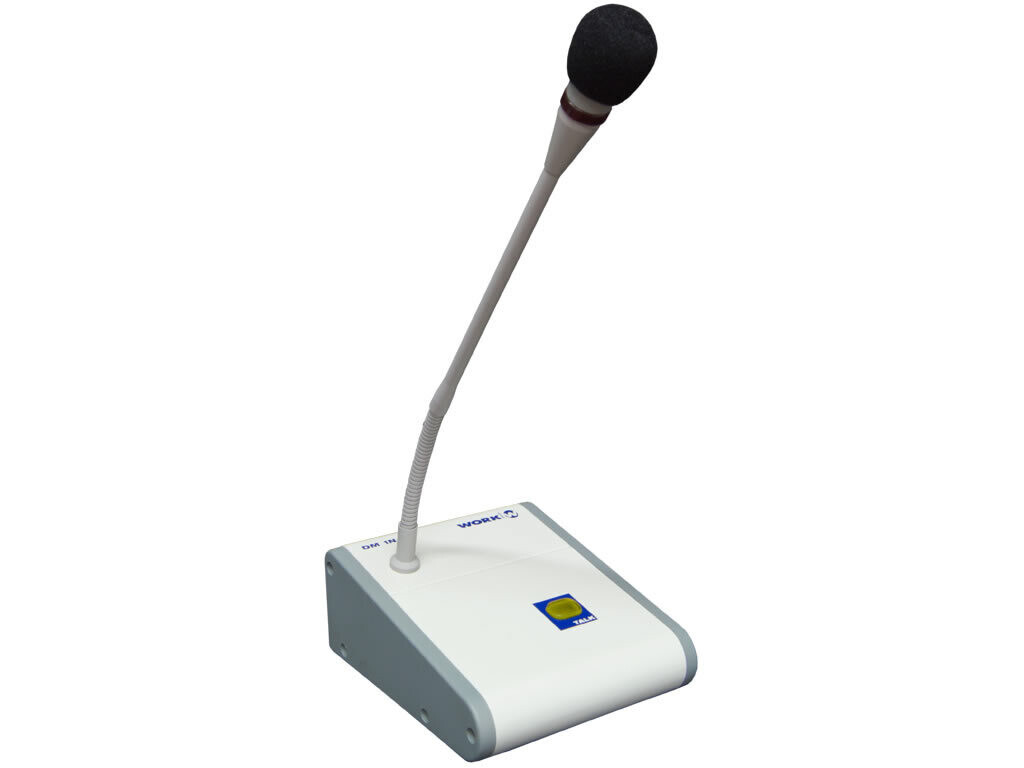 Micrófono de condensador con base y avisos. DM 1N