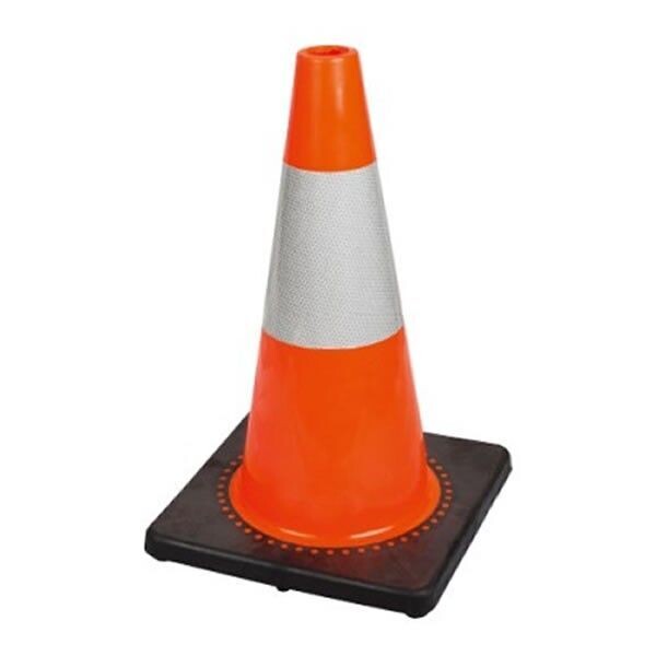 Cono de 70 cm de PVC para señalización.