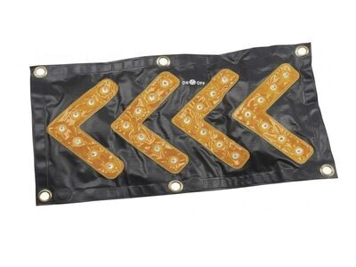 Lona direccional led magnética 48x26 Lona direccional led magnética 48x26