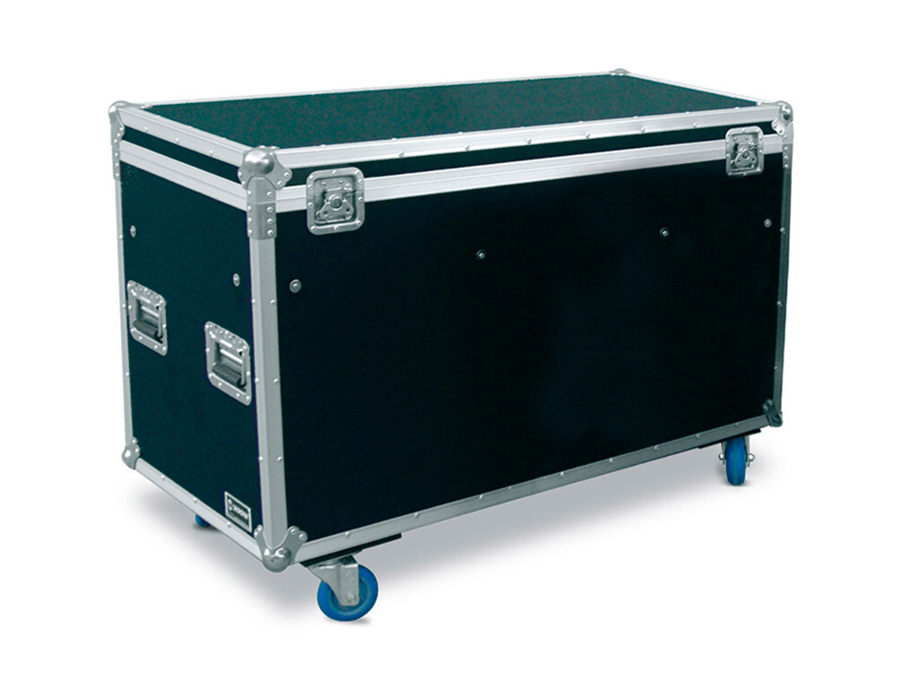Flightcase con ruedas RACK STAGE DOBLE Flightcase con ruedas RACK STAGE DOBLE