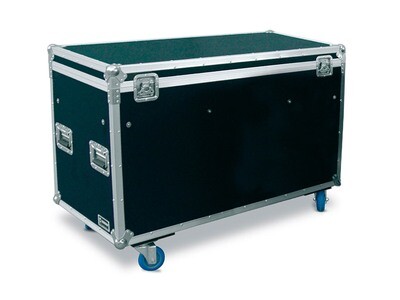 Flightcase con ruedas RACK STAGE DOBLE