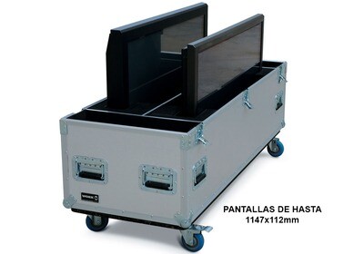 Flightcase para 2 TV de 42" TV-2