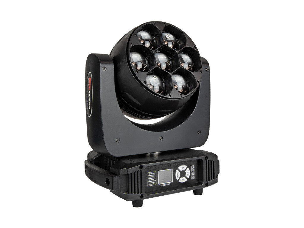 Cabeza móvil 7x LEDs RGBW 4en1 40W c.u MOVILIGHT 740 ZOOM Cabeza móvil 7x LEDs RGBW 4en1 40W c.u MOVILIGHT 740 ZOOM