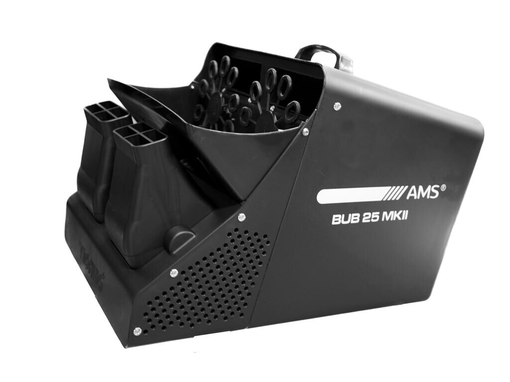 Máquina de burbujas. 50 W. Depósito 1 litro. Mando remoto. BUB 25 MKII Máquina de burbujas. 50 W. Depósito 1 litro. Mando remoto. BUB 25 MKII