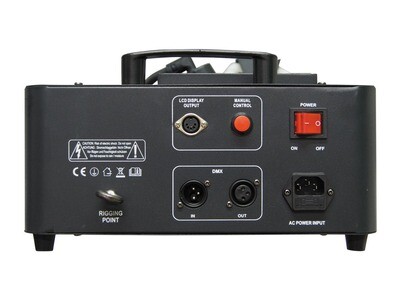 Máquina de humo vertical con luces LED MF 1500 VT