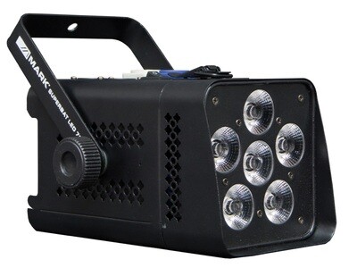 Proyector LED. Batería. 6 LEDs RGBWA UV (6 en 1) SUPERBAT LED 72 12x Proyectores + rack