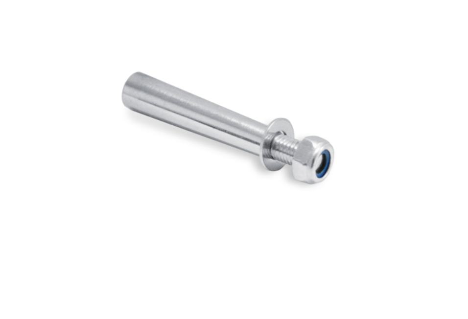 Pasador cónico de acero con rosca y tuerca de M8 Valido para los trusses ref. TQN290 y TQN400XL  Ref. RC-99 Pasador cónico de acero con rosca y tuerca de M8 Valido para los trusses ref. TQN290 y TQN400XL  Ref. RC-99