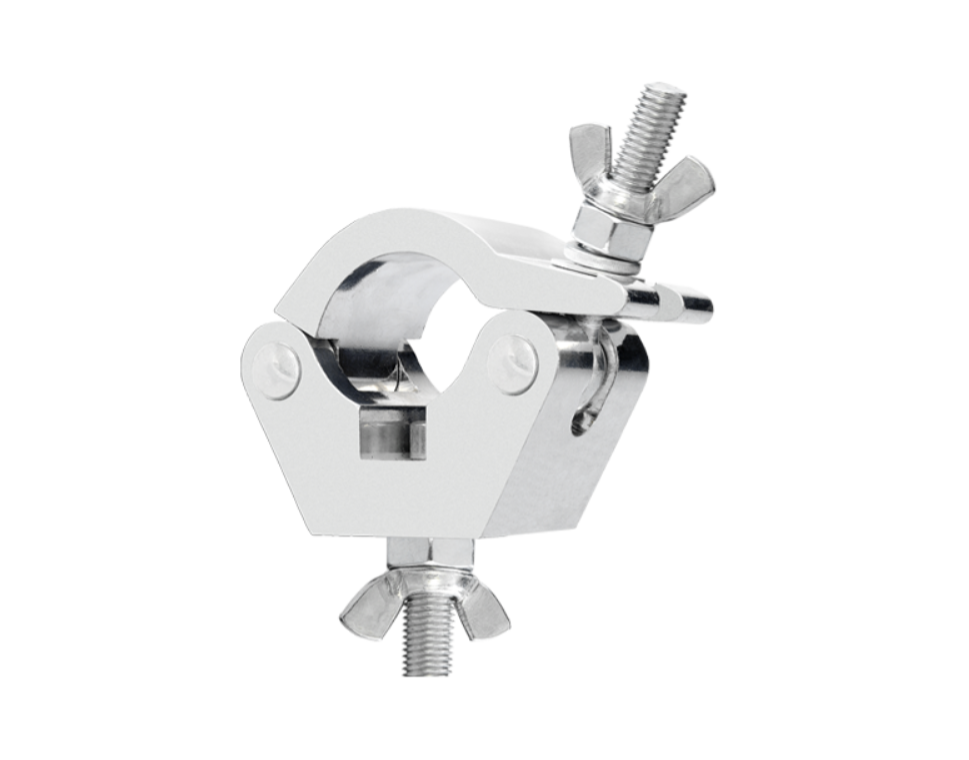Abrazadera con rueda. Para tubos de Ø 45-52 mm. WLL: 100 kg  Rueda giratoria (Ø 100mm)  Ref. ABZ-03/R