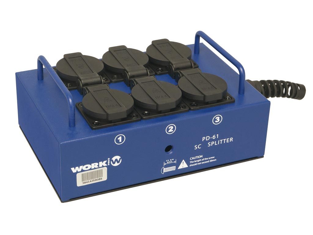 Caja de conexiones de corriente. PD 61 SC