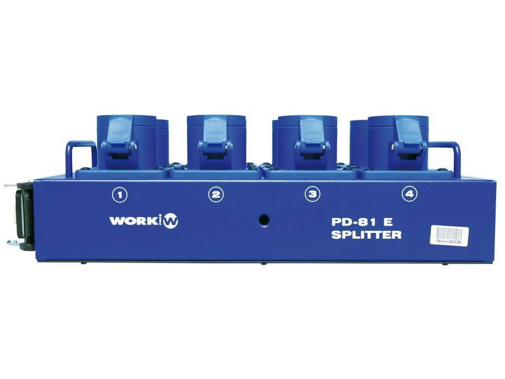 Distribuidor de corriente. Entrada multiconector 16 pin.PD 81 E