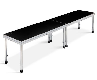 MDJ-6 Mesa para DJ/Mesa de 400 x 160 cm (8 patas no incluidas)