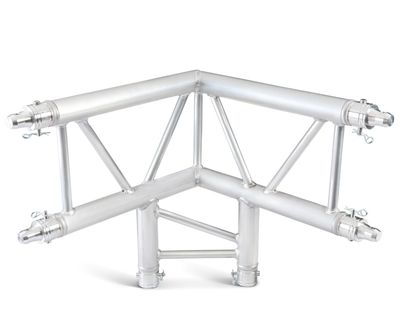 TPN290-B Escuadra de 90º con bajante para truss paralelo de 29 cm Ref. TPN290 Incluye sistema de unión cónico ref. UTR-10