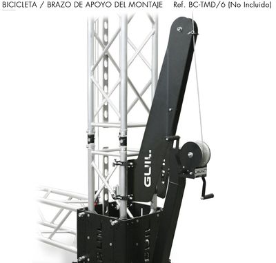 Torre Ground Support. Altura Máx.: 7,39 m / Carga Máx.: 500 kg Ref. TMD-600/7