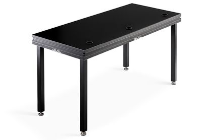 MDJ-1/N Mesa para DJ / Mesa de ingeniero de sonido de aluminio de 150 x 65 cm.  Patas no incluidas.