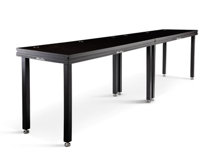 MDJ-6/N Mesa para DJ / Mesa de ingeniero de sonido de aluminio de 400 x 80 cm.  Patas no incluidas.