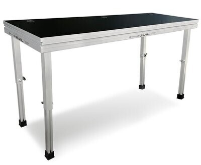 MDJ-1/F100 1500x650mm Tarima DJ/Mesa control con patas fijas de 100 cm