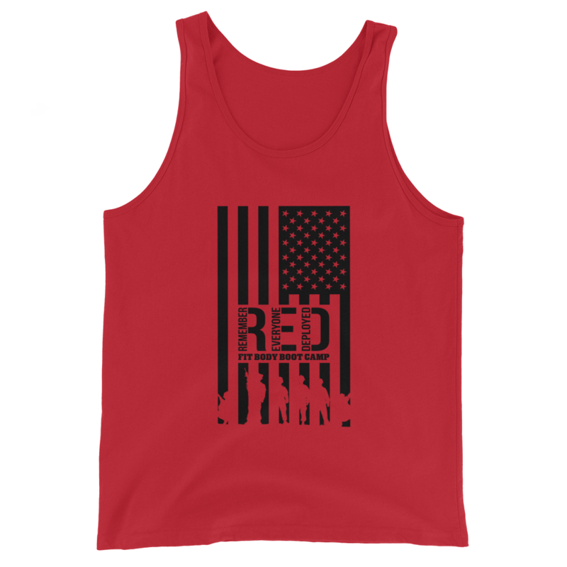 RED Unisex Premium Tank