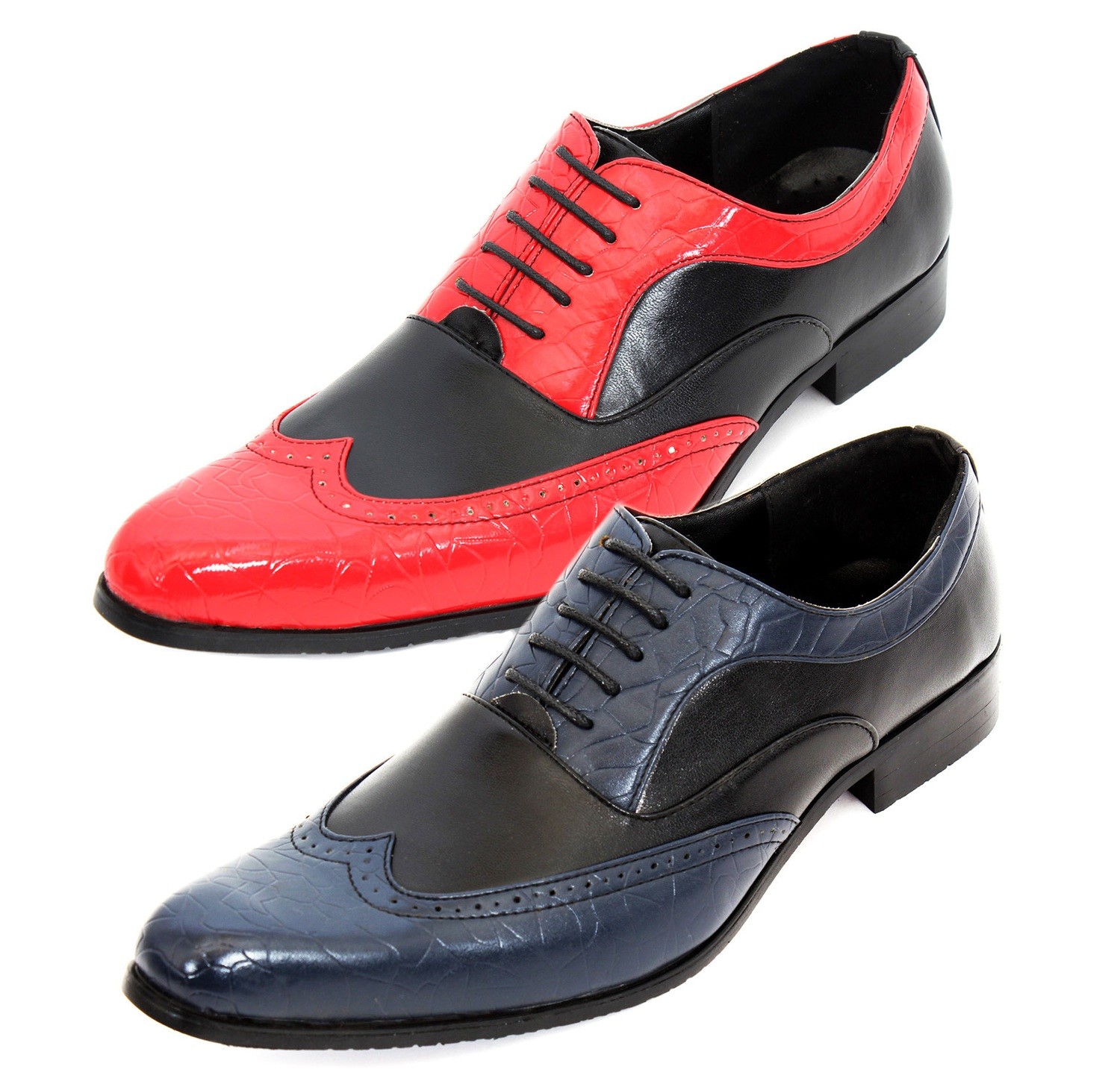 MEN&#39;S SMART GANGSTER STYLE FORMAL, CASUAL WEDDING BROGUES