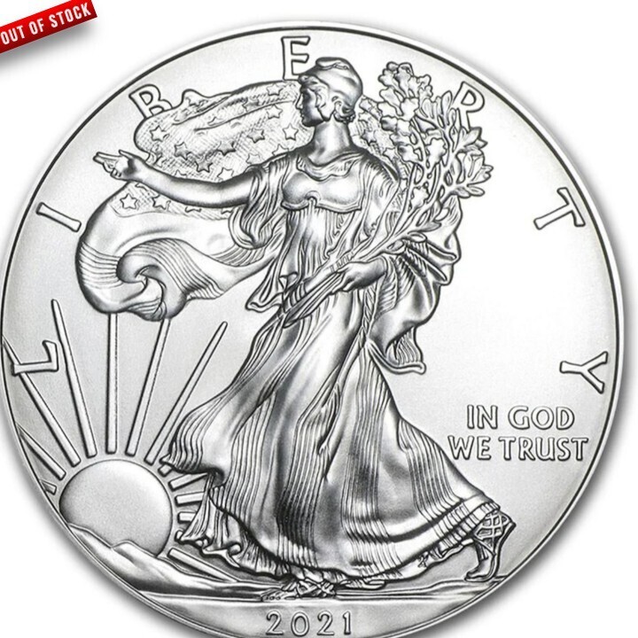 2021 AMERICAN SILVER EAGLE .999 FINE SILVER UNCIRCULATED US 2021