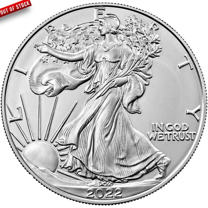 2022 AMERICAN SILVER EAGLE .999 FINE SILVER UNCIRCULATED US 2022