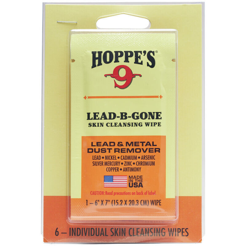 Hoppe's Lead-B-Gone Skin wipes (LBG6)